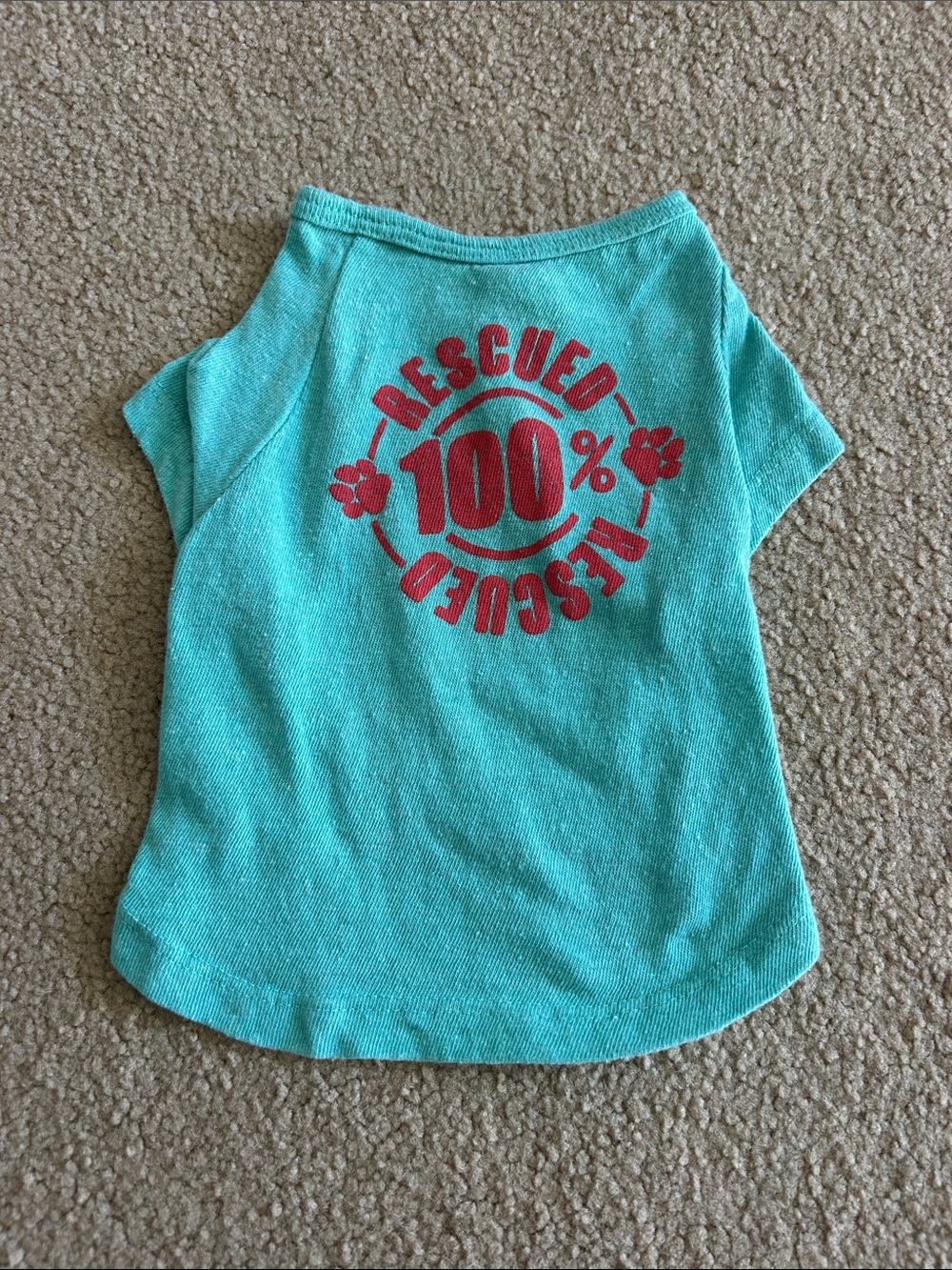 Hundred percent rescued pet shirt